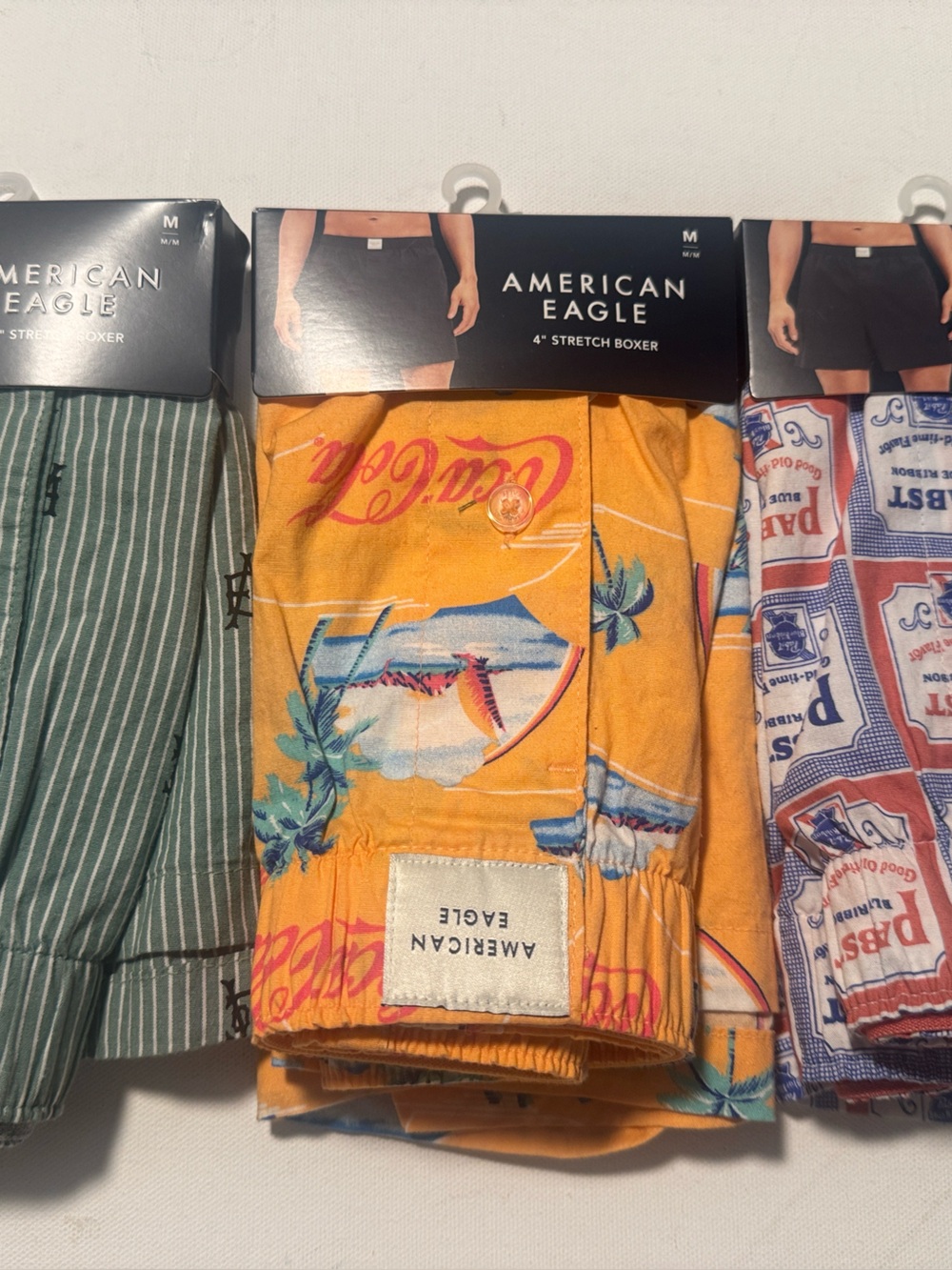 American Eagle Boxers Mens Medium 3 Pack